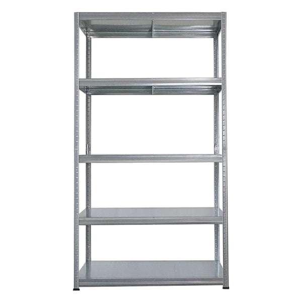 Metallregal mit fünf Regalböden für Lager und Werkstatt