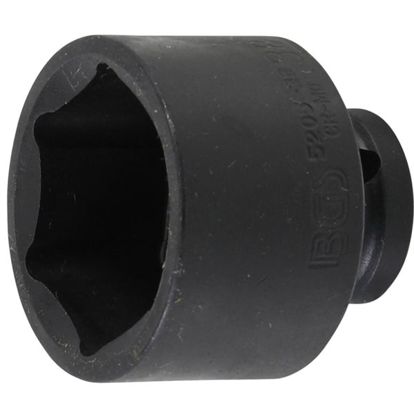 BGS Kraft-Steckschlüssel-Einsatz Sechskant Antrieb Innenvierkant 12,5 mm (1/2) SW 38 mm - 5205-38