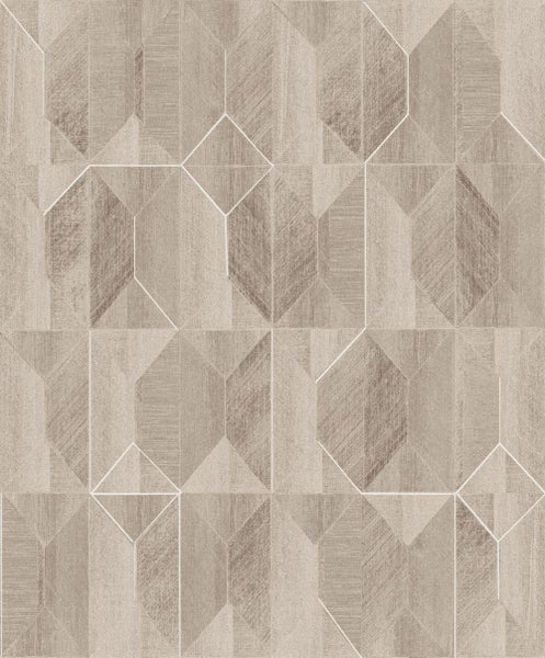 Masureel Tapete Fliesenmuster Sandbeige - 53 cm x 10.05 m - 630718