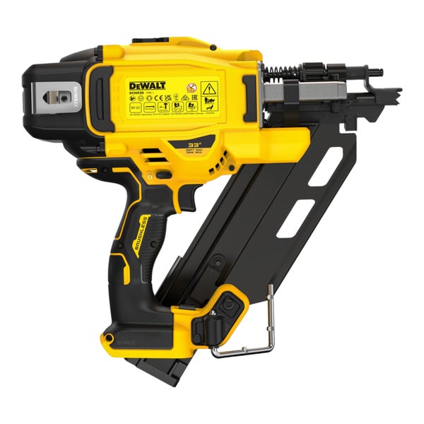 DeWALT Akku-Streifennagler DCN930 mit bürstenlosem Motor für 33 Grad Nägel.
