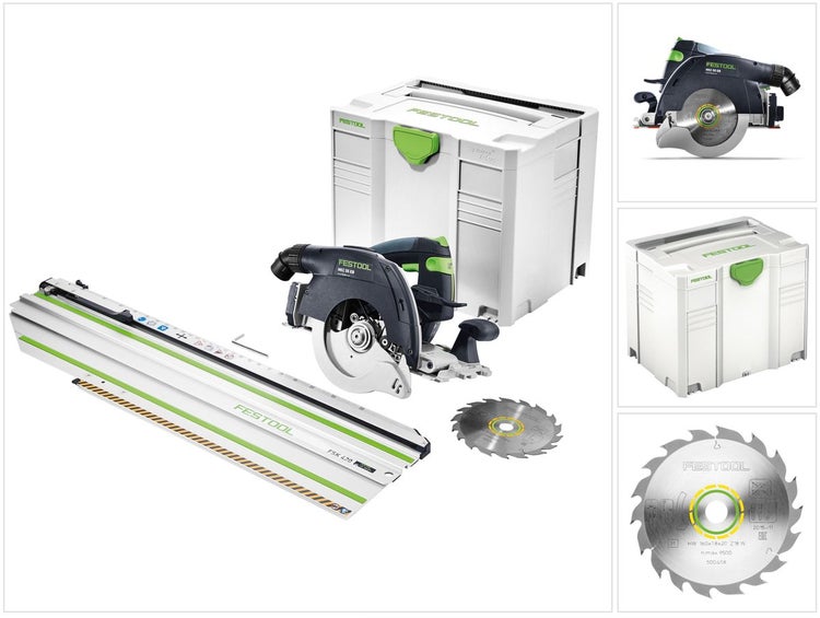 Festool HKC 55 Li EB-Basic-FSK 420 Akku Handkreissäge 18V ( 201358 ) 160 mm Brushless + Kappschiene FSK 420 Solo im Systainer - ohne Akku, ohne Ladegerät