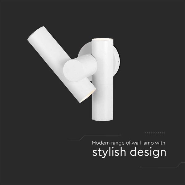 Moderne Wandleuchte mit verstellbaren Strahlern