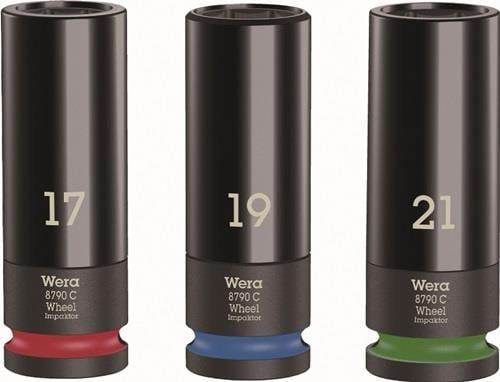 Wera Kraftsteckschlüsselsatz Wheel Impaktor C Set 1 3tlg. 1/2 lang 6-kant - 5004595001