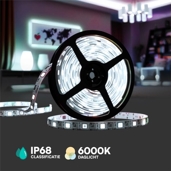 LED-Streifen auf Rolle, Tageslicht, Schutzart IP68