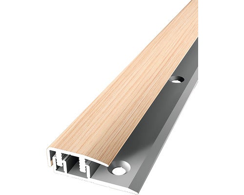 Endprofil 577V Alu mit Holzdekor Eiche weiß gekalkt 270 cm