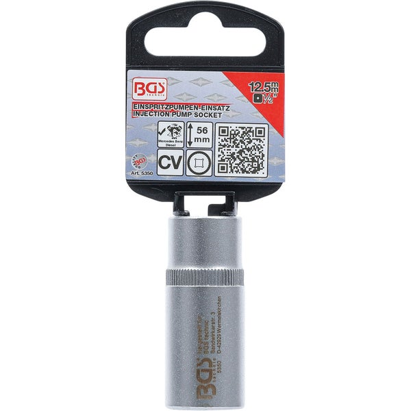 BGS technic Einspritzpumpen Einsatz, 12.5mm (1/2 Zoll)