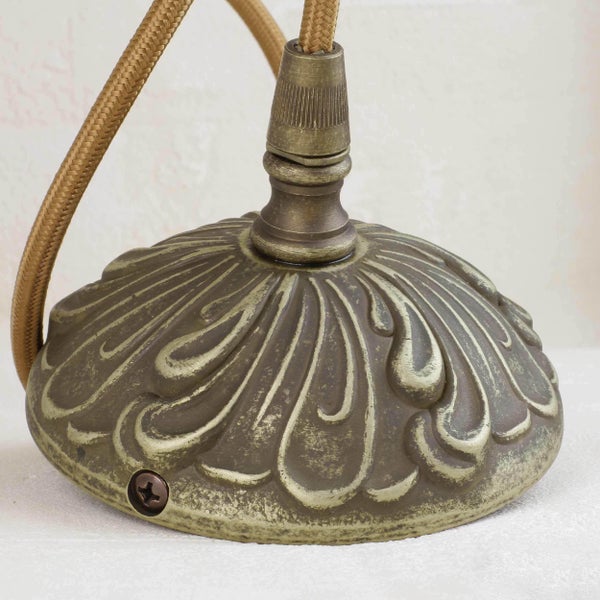 Deckenbaldachin mit Textilkabel für Pendelleuchte