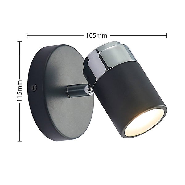 Wandleuchte mit den Maßen 115 mm x 105 mm