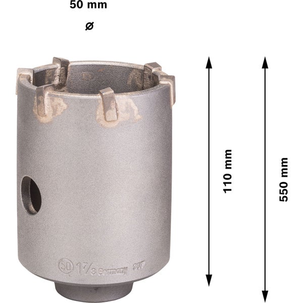 Bosch PRO SDS plus-5 Core Cutter 50 x 50 x 72 mm - 2608550075
