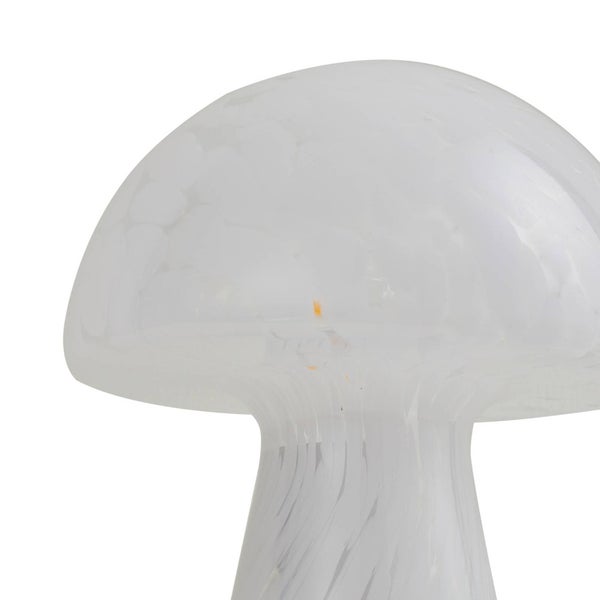 Dekorative Pilzlampe aus Glas