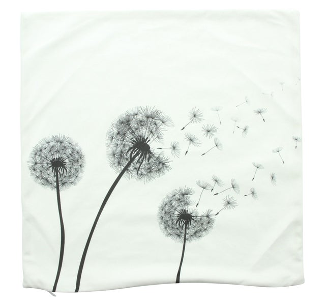 FRANK FLECHTWAREN | Kissenhülle Pusteblume, POLYESTER, 45 x 45 cm