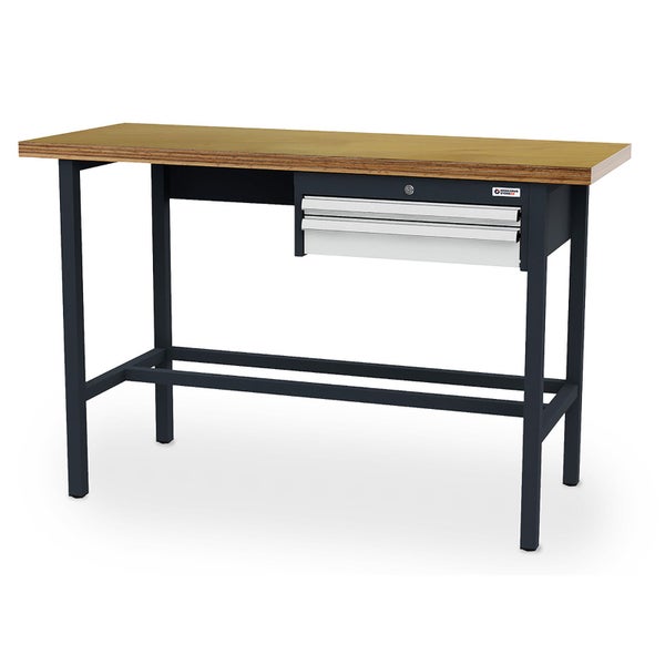 Stumpf Metall-Abfallsammler mit offener Tür, verzinktem Innenbehälter mit Griff und schrägem Deckel mit trapezförmiger Einwurföffnung.