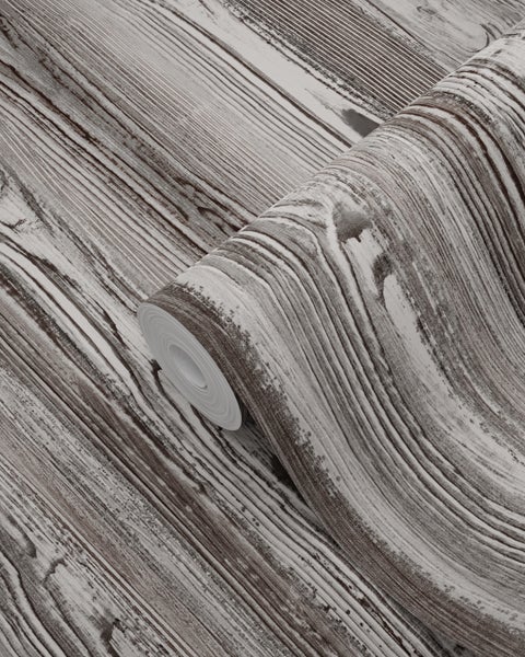 Tapetenrolle mit Holzoptik