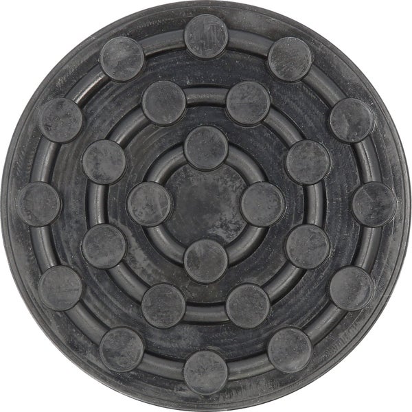 Runde Gerätefuß aus Gummi mit Noppen zur Vibrationsdämpfung