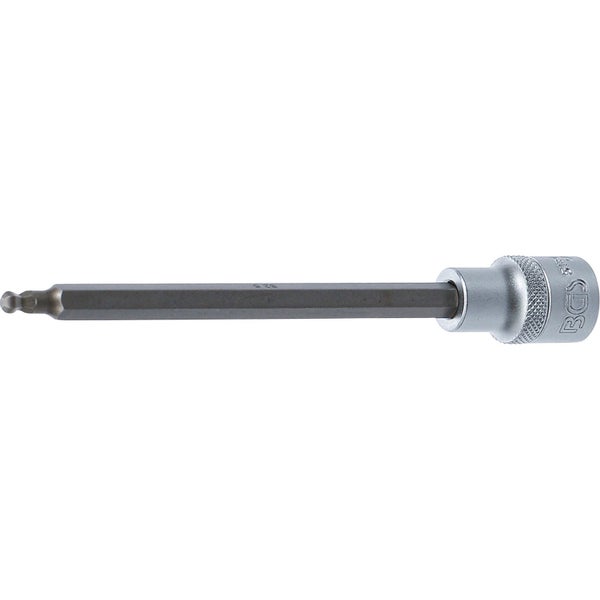 BGS Bit-Einsatz Länge 160 mm Antrieb Innenvierkant 12,5 mm (1/2) Innensechskant mit Kugelkopf 5 mm - 5184-HB5
