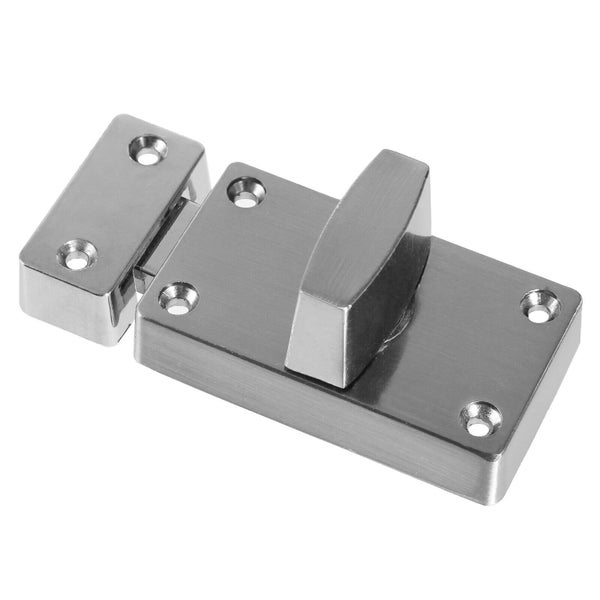 Ein metallischer Riegel für Türen oder Tore zur Befestigung mit Schrauben.