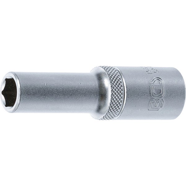BGS Steckschlüssel-Einsatz Sechskant tief Antrieb Innenvierkant 12,5 mm (1/2) SW 11 mm - 10551