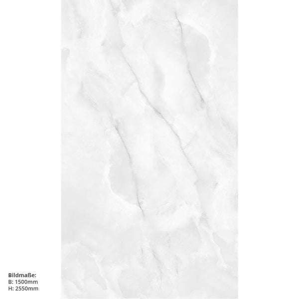 Marmor Rustic, 150x255cm, fugenlose Wandpaneele aus Alu-Verbund 3mm, Duschrückwand