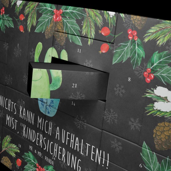 Mr. & Mrs. Panda Befüllbarer Adventskalender Kaktus Happy - Schwarz