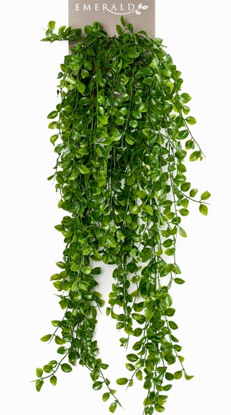 Emerald künstliche Hängepflanze mit kleinen grünen Blättern.