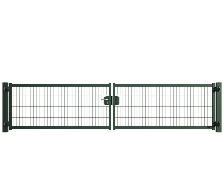 Doppelflügeltor mit Maschendrahtfüllung