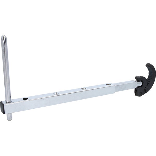 Justierhilfe für Spültischarmaturen