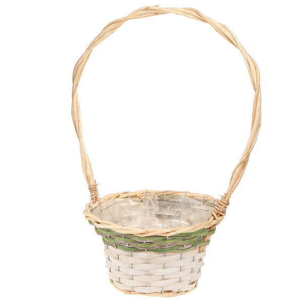 Korb aus Weide mit Griff