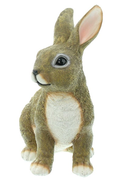 FRANK FLECHTWAREN | Hase Schnuffel, POLYRESIN, 24,5 x 15,5 x 31 cm