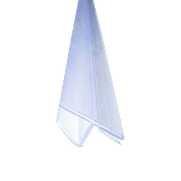 Duschdichtung aus Kunststoff, Wasserabweisprofil für Glasduschen.