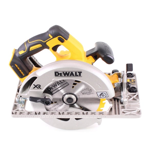 DeWalt Akku-Handkreissäge mit bürstenlosem Motor und Sägeblatt