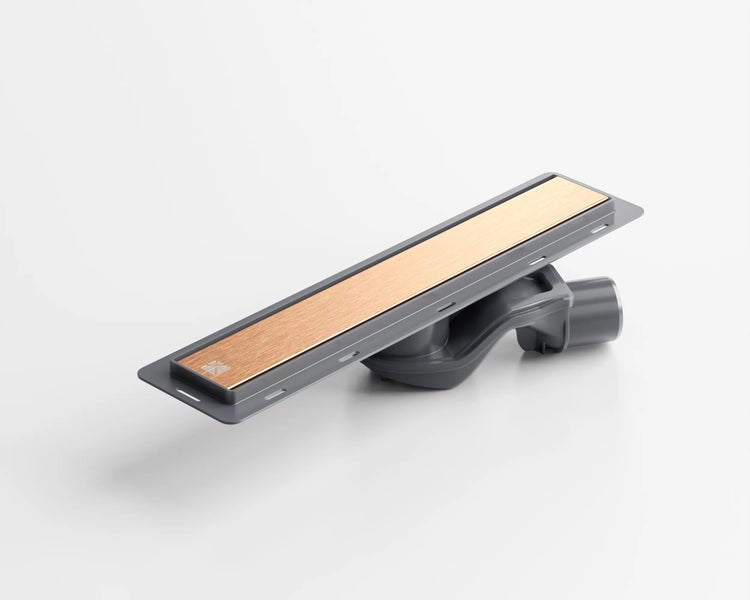 Duschrinnenablauf mit Metalleinsatz