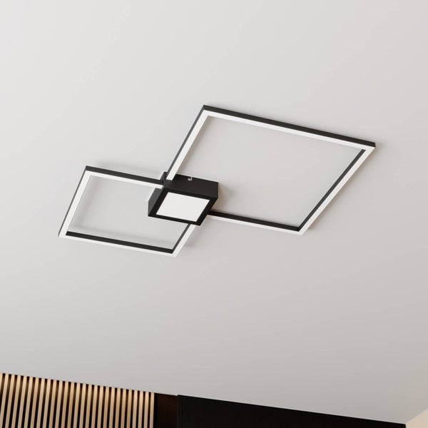 Lindby LED Deckenlampe modern, dimmbar Deckenleuchte Metall 28W Leuchtmittel 230V IP20 warmweiß (3.000K) Deckenbeleuchtung