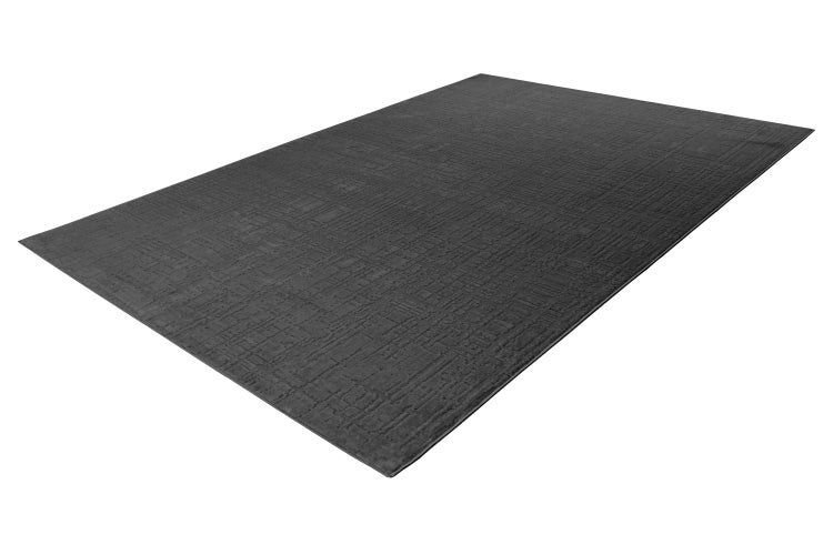 Rechteckiger Teppich mit geometrischem Strukturmuster