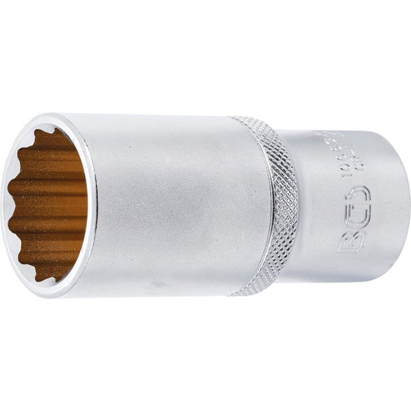 BGS Steckschlüssel-Einsatz Zwölfkant tief Antrieb Innenvierkant 12,5 mm (1/2) SW 26 mm - 10663