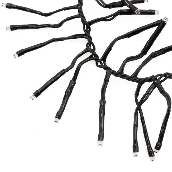 ECD Germany LED Büschel Lichterkette 14,5m 2016 LEDs Warmweiß, Strombetrieb, IP44 Wasserdicht, Innen/Außen, Weihnachtsbeleuchtung Weihnachtsbaum Cluster Lichterkette Büschellichterkette Büschelkette
