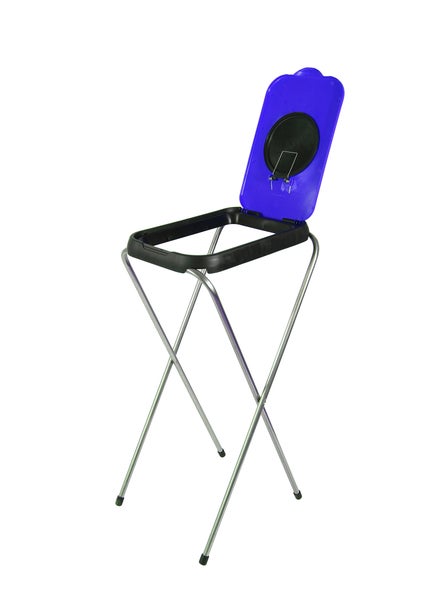 Müllsackständer SwingFix Blau 1x 120L Blauer Gelber Sack Einer Mülleimer Müllbeutelständer Müllsackhalter 120L