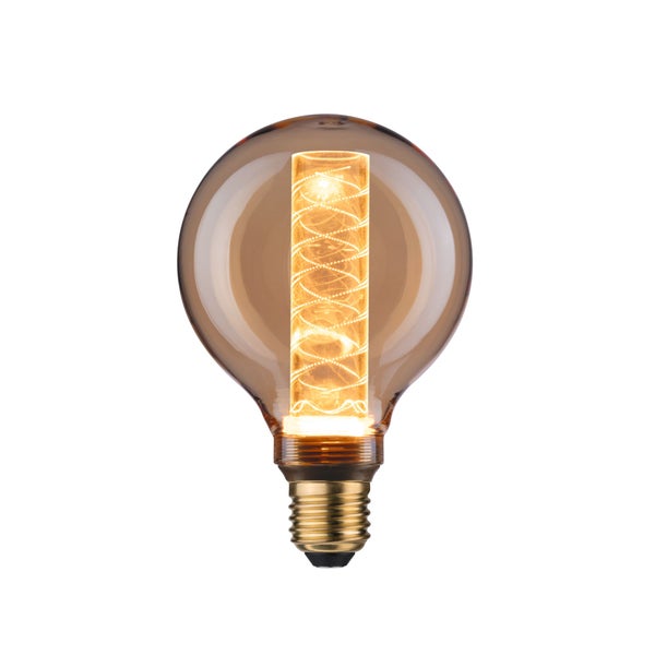 Inner Glow Edition LED Globe Innenkolben Spiralmuster E27 230V 230lm 4W 1800K Gold