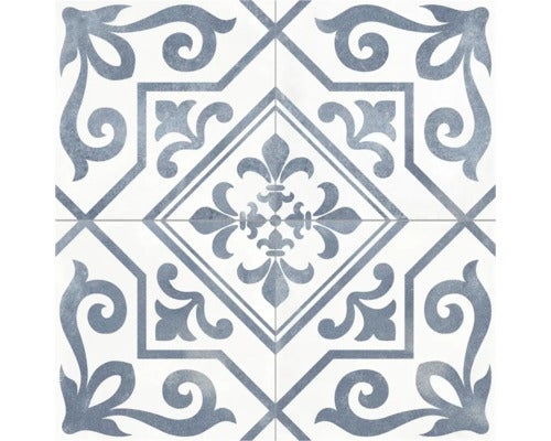 Wand- und Bodenfliese Ayala blue 45,2x45,2cm matt
