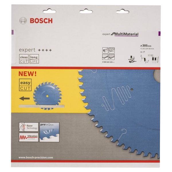 Bosch Expert MultiMaterial Sägeblatt mit 305 Millimeter Durchmesser