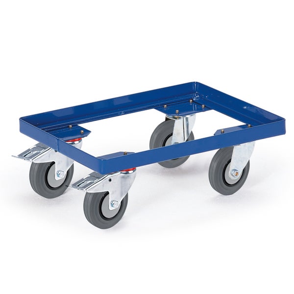 Rollcart Fahrrahmen 620x460mm Winkelstahl mit TPE-Bereifung und 2 Feststellern