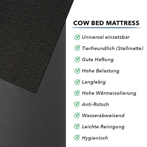 FLOORDIREKT Cow Bed Matress - GW4005 - Rollenware - Stärke 4,5 mm - 200 x 100 cm