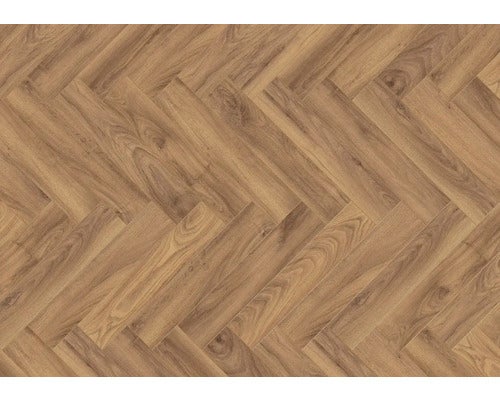 Verlegung von Laminatboden im Fischgrätmuster