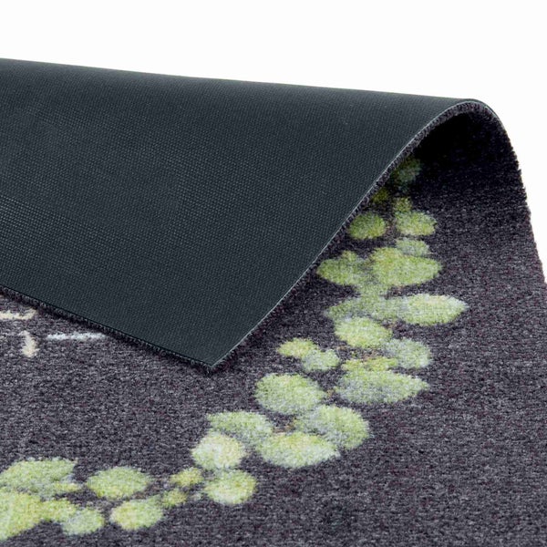 Fußmatte mit Pflanzenmuster