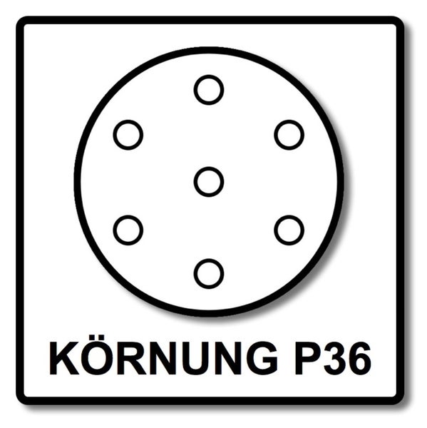 Festool STF D225/48 Schleifscheibe Saphir P36 225 mm 100 Stk. ( 4x 205652 ) für Langhalsschleifer PLANEX - Nachfolger von 495175