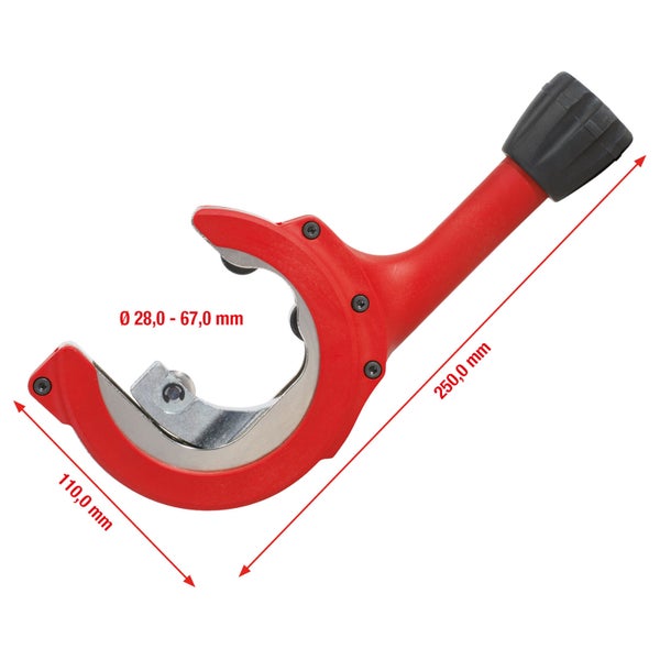 KS TOOLS Ratschen-Rohrabschneider 28 - 67 mm - 104.5050