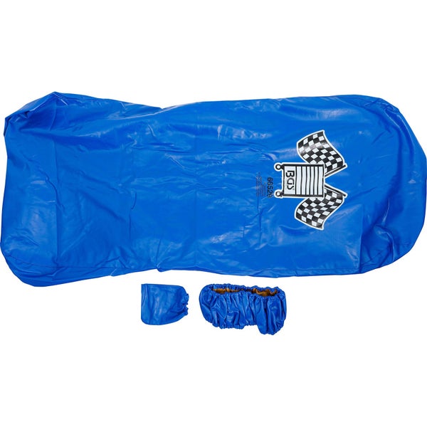 Bodenschutzmatte für Bürostuhl auf Holzboden mit Nova Forma Logo.