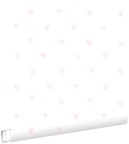 Tapetenrolle mit Herzmuster