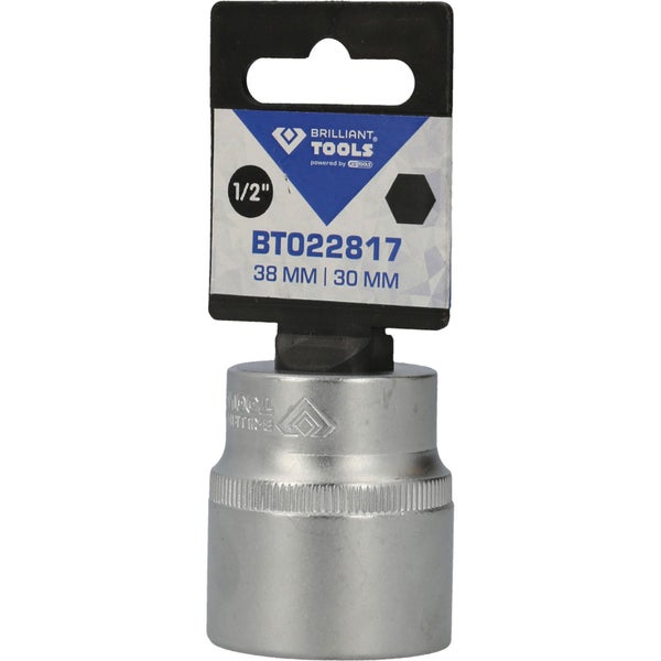 Steckschlüsseleinsatz, 1/2 Zoll, 38 Millimeter