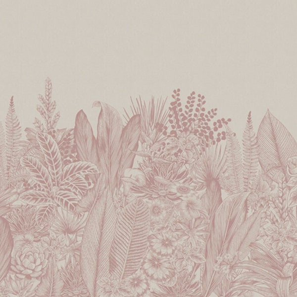 Tapete mit Pflanzenmuster