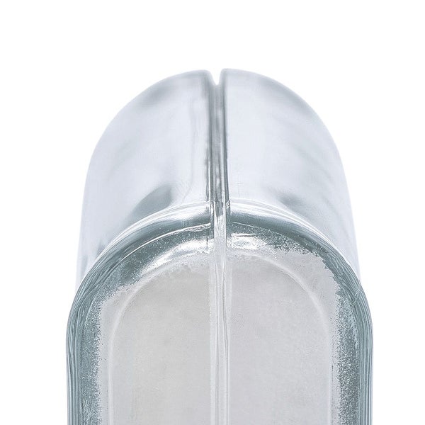 Detailansicht eines Glasbausteins